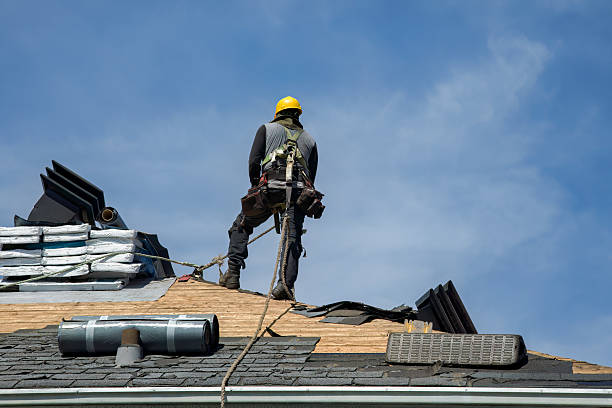 Professional Roofing technician working in Berlin, NY